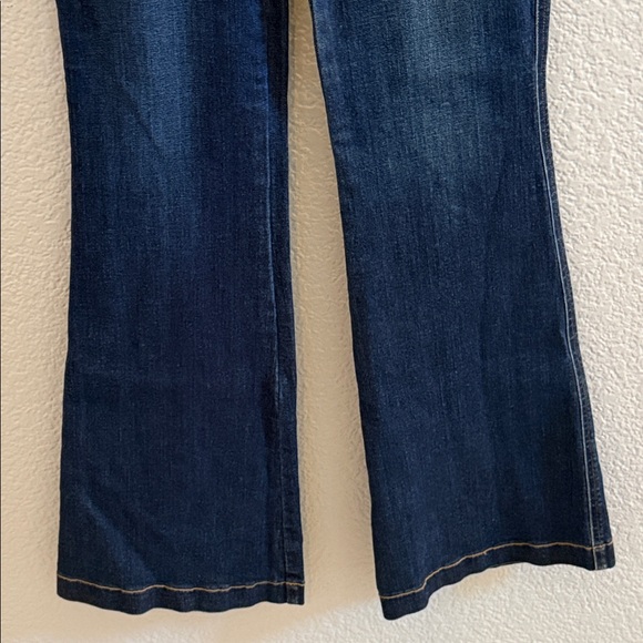 Spanx High Waist Booty Lift Shaping Flare Pull on Denim Jeans Size Petite Small - Picture 5 of 8